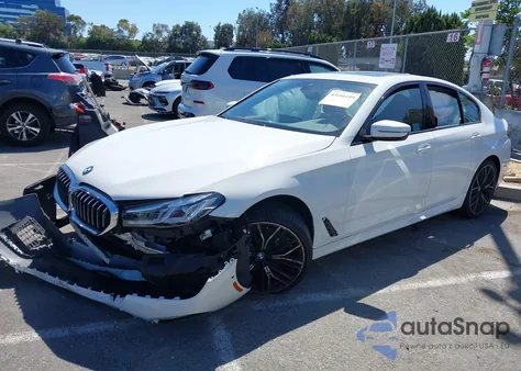 2021 BMW 530 from USA, damaged, VIN WBA53BH02MWX20669